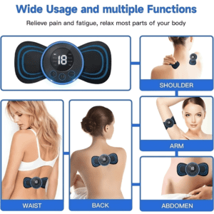 Butterfly Muscle Stimulator – Rechargeable massager for pain relief.
