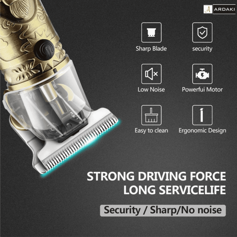 Gold Buddha trimmer with high performance motor T blade and smooth trimming experience